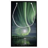 Nordlichter Norwegen Kleine Geschenktüte (Rückseite)
