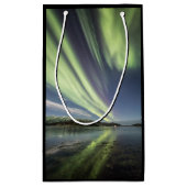 Nordlichter Norwegen Kleine Geschenktüte (Rückseite)