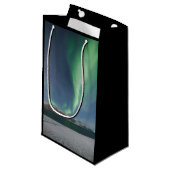 Nordlichter Norwegen Kleine Geschenktüte (Vorderseite Schrägansicht)