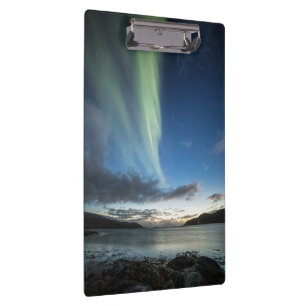 Nordlichter Norwegen Klemmbrett