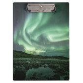 Nordlichter Norwegen Klemmbrett (Vorderseite)