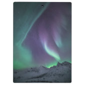 Nordlichter Norwegen Klemmbrett (Rückseite)