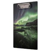 Nordlichter Norwegen Klemmbrett (Links)