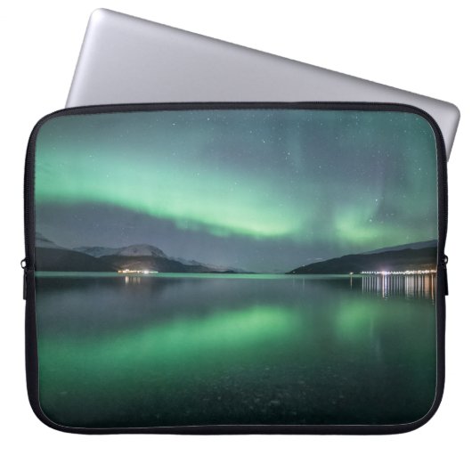 Nordlichter Norwegen Laptop-Sieb Laptopschutzhülle (Vorderseite)