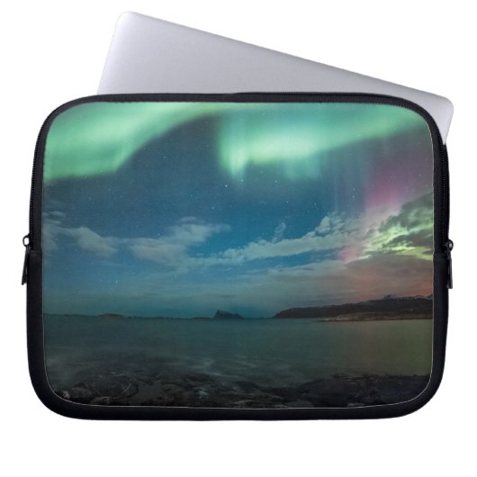 Nordlichter Norwegen Laptop-Sieb Laptopschutzhülle (Vorderseite)