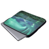 Nordlichter Norwegen Laptopschutzhülle (Vorne Knopf)