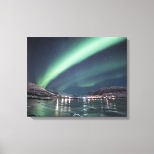 Nordlichter Norwegen Leinwanddruck