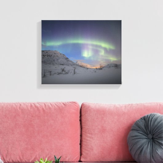 Nordlichter Norwegen Leinwanddruck (Insitu (Wohnzimmer))