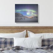 Nordlichter Norwegen Leinwanddruck (Insitu (Schlafzimmer))