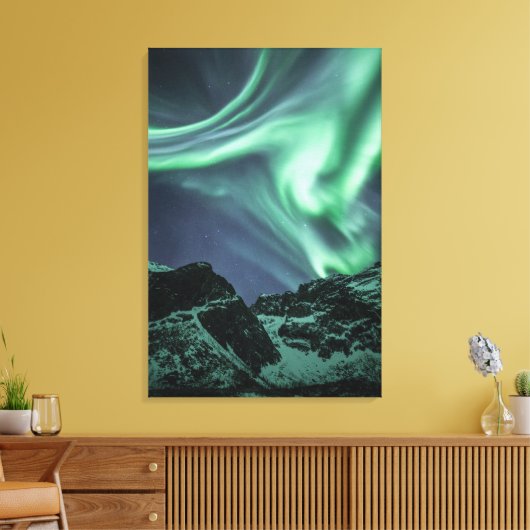 Nordlichter Norwegen Leinwanddruck (Insitu (Wohnzimmer))