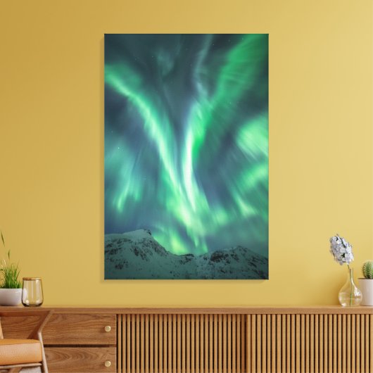 Nordlichter Norwegen Leinwanddruck (Insitu (Wohnzimmer))