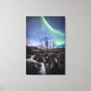 Nordlichter Norwegen Leinwanddruck