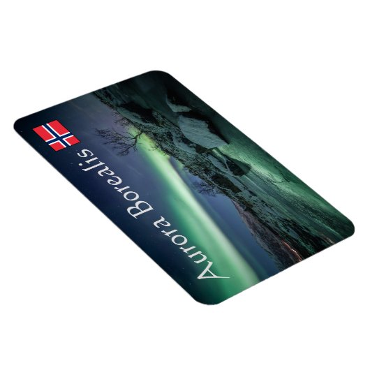 Nordlichter Norwegen Magnet (Rechte Seite)