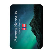 Nordlichter Norwegen Magnet (Vertikal)