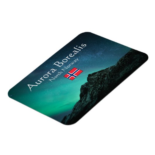 Nordlichter Norwegen Magnet (Linke Seite)