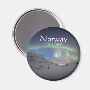 Nordlichter Norwegen Magnet