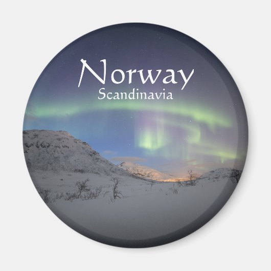Nordlichter Norwegen Magnet (Vorne)
