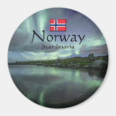 Nordlichter Norwegen Magnet (Vorne)