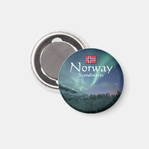Nordlichter Norwegen Magnet