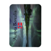 Nordlichter Norwegen Magnet (Vertikal)