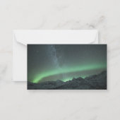 Nordlichter Norwegen Mitteilungskarte (Vorderseite)