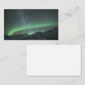 Nordlichter Norwegen Mitteilungskarte (Vorne/Hinten)