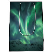 Nordlichter Norwegen Mittlere Geschenktüte (Rückseite)
