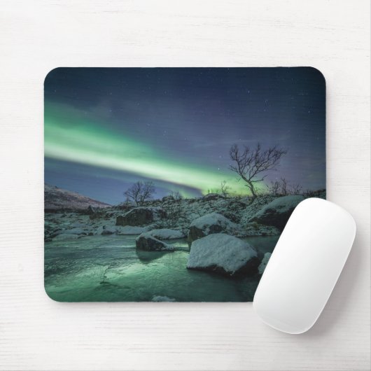 Nordlichter Norwegen Mousepad (Mit Mouse)