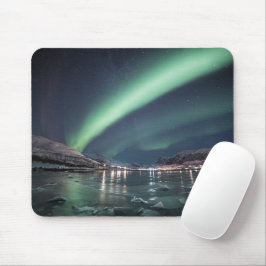 Nordlichter Norwegen Mousepad
