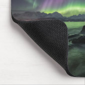 Nordlichter Norwegen Mousepad (Ecke)