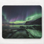 Nordlichter Norwegen Mousepad (Vorne)
