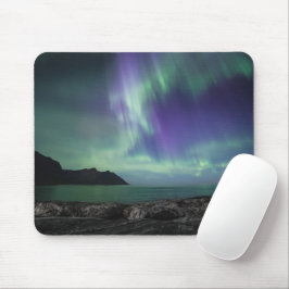 Nordlichter Norwegen Mousepad