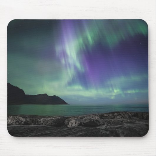 Nordlichter Norwegen Mousepad (Vorne)
