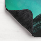 Nordlichter Norwegen Mousepad (Ecke)
