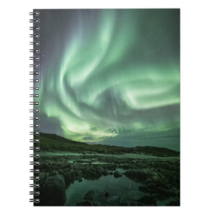 Nordlichter Norwegen Notizblock