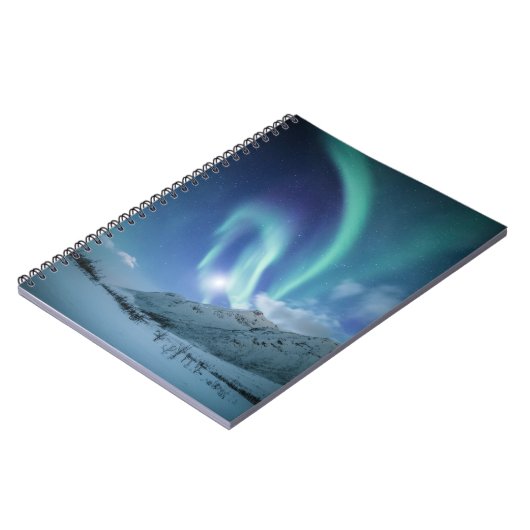 Nordlichter Norwegen Notizblock (Linke Seite)