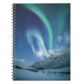 Nordlichter Norwegen Notizblock (Vorderseite)