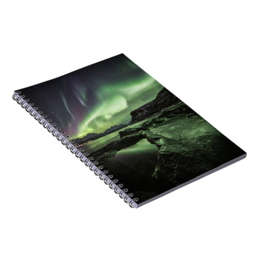 Nordlichter Norwegen Notizblock (Rechte Seite)