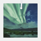 Nordlichter Norwegen Ornament Aus Glas (Rückseite)