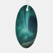 Nordlichter Norwegen Ornament Aus Metall (Vorderseite Rechts)