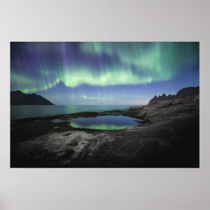 Nordlichter Norwegen Poster