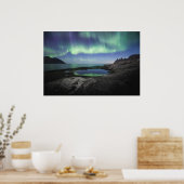 Nordlichter Norwegen Poster (Küche)