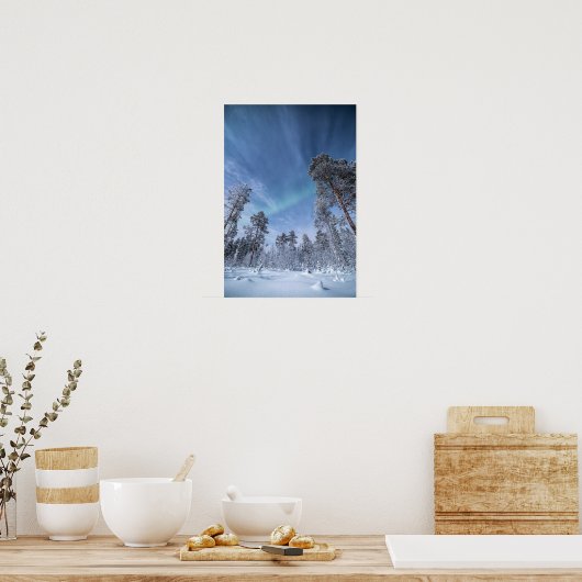 Nordlichter Norwegen Poster (Küche)