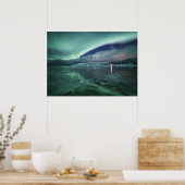 Nordlichter Norwegen Poster (Küche)