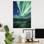 Nordlichter Norwegen Poster (Heimbüro)