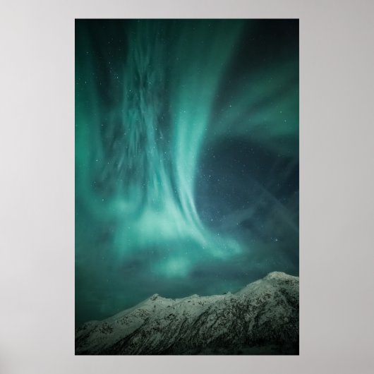 Nordlichter Norwegen Poster (Vorne)