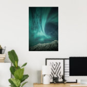Nordlichter Norwegen Poster (Heimbüro)