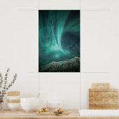 Nordlichter Norwegen Poster (Küche)