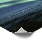 Nordlichter Norwegen Poster (Ecke)