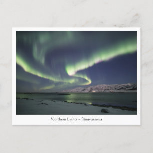 Nordlichter Norwegen Postkarte